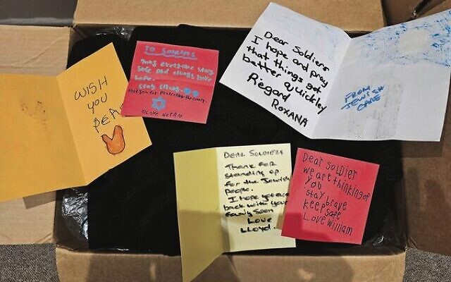 Beanies and letters from Our Kitchen Hand program participants. Beanies and letters from Our Kitchen Hand program participants.