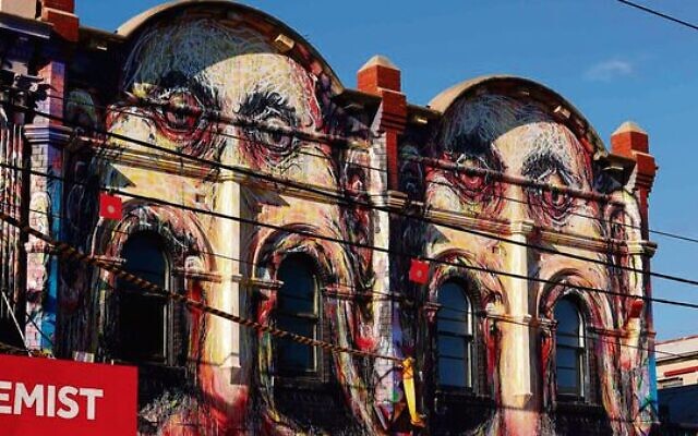 The mural on Carlisle Street. Photo: News Corp The mural on Carlisle Street. Photo: News Corp
