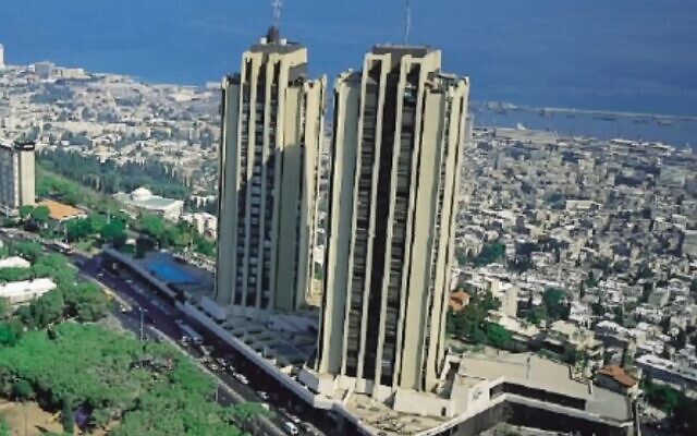 The Dan Panorama Hotel in Haifa. The Dan Panorama Hotel in Haifa.