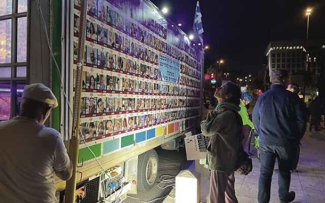 The exterior of Gabi Ohayon's travelling caravan.
Photo: Jessica Steinberg/Times of Israel The exterior of Gabi Ohayon's travelling caravan.
Photo: Jessica Steinberg/Times of Israel