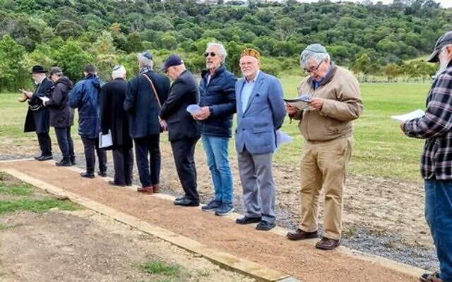 Members of the community at the new cemetery. Photo: Supplied
HAVE INCLUDED ALL PICS - YOU CHOOSE WHAT WORKS Members of the community at the new cemetery. Photo: Supplied
HAVE INCLUDED ALL PICS - YOU CHOOSE WHAT WORKS