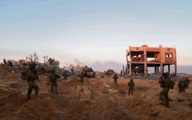 IDF troops inside Gaza on November 21. Photo: IDF Spokesman IDF troops inside Gaza on November 21. Photo: IDF Spokesman