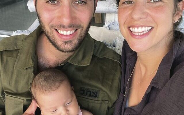 Hayley Alpern with her husband Zohar and their daughter Aria. Hayley Alpern with her husband Zohar and their daughter Aria.