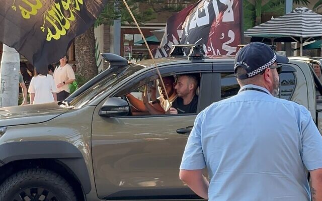 A pro-Palestinian motorcade made its way to Coogee in Sydney's east on November 11. A pro-Palestinian motorcade made its way to Coogee in Sydney's east on November 11.