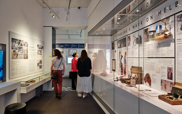 New displays in Melbourne Holocaust Museum. Photo: Simon Shiffs New displays in Melbourne Holocaust Museum. Photo: Simon Shiffs