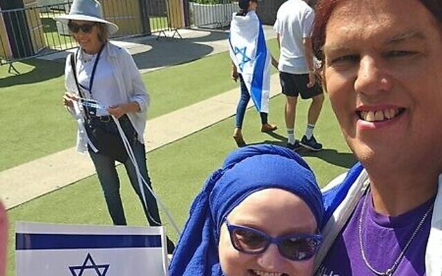Alizah Johnston (left) with Chana Schulman. Alizah Johnston (left) with Chana Schulman.