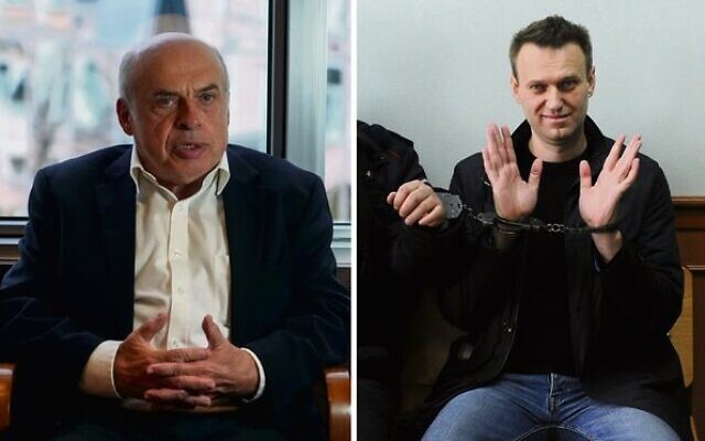 Natan Sharansky (left) and Alexei Navalny. Photo: montage: AP Natan Sharansky (left) and Alexei Navalny. Photo: montage: AP