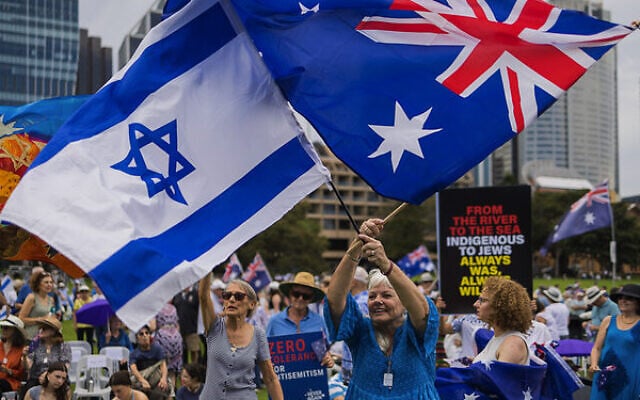 The Australians United Against Antisemitism rally. Photo: SB Creatives Photography The Australians United Against Antisemitism rally. Photo: SB Creatives Photography