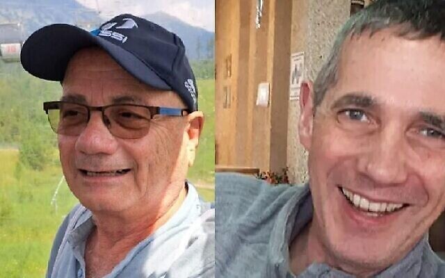 Rescued hostages Norberto Louis Har (L) and Fernando Simon Marman (The Times of Israel: Courtesy) Rescued hostages Norberto Louis Har (L) and Fernando Simon Marman (The Times of Israel: Courtesy)