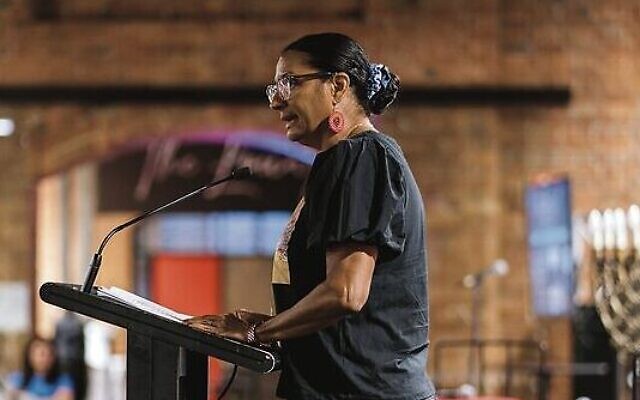 Nova Peris at a Chanukah appeal for Israel last year. Nova Peris at a Chanukah appeal for Israel last year.