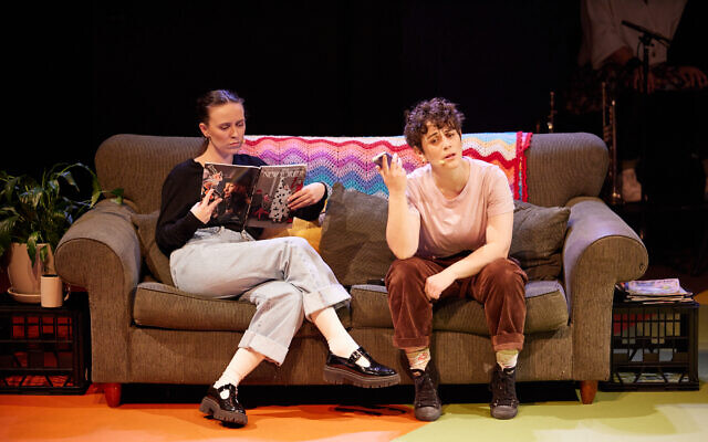 Jude Perl (right) and Isabelle Davis in Share House: The Musical.
Photo: Nick Manuell Jude Perl (right) and Isabelle Davis in Share House: The Musical.
Photo: Nick Manuell