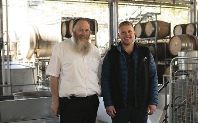 Kosher Australia's Adam Ruschinek (left) with Ben Hirsch. Kosher Australia's Adam Ruschinek (left) with Ben Hirsch.
