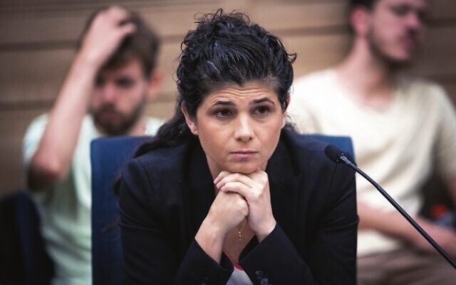 MK Sharren Haskel in the Knesset. Photo: Oren Ben Hakoon/Flash90 MK Sharren Haskel in the Knesset. Photo: Oren Ben Hakoon/Flash90