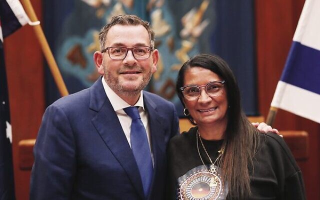 Labor Friends of Israel patrons Daniel Andrews and Nova Peris. Photo: Peter Haskin Labor Friends of Israel patrons Daniel Andrews and Nova Peris. Photo: Peter Haskin