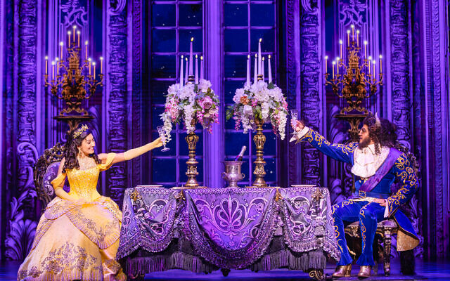 Shubshri Kandiah as Belle and Brendan Xavier as the beast in Beauty and the Beast currently on stage in Melbourne. Photo: Daniel Boud Shubshri Kandiah as Belle and Brendan Xavier as the beast in Beauty and the Beast currently on stage in Melbourne. Photo: Daniel Boud