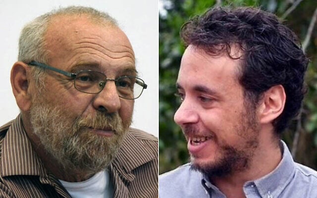 Composite photo of Yagev Buchshtav (right) and Alex Dancyg. (The Times of Israel: Courtesy) Composite photo of Yagev Buchshtav (right) and Alex Dancyg. (The Times of Israel: Courtesy)