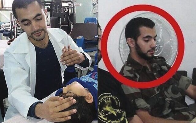 Muhammad Al-Wadiya with Doctors Without Borders (left).Photo: X
And in Palestinian Islamic Jihad terror group uniform (right). Photo: IDF Muhammad Al-Wadiya with Doctors Without Borders (left).Photo: X
And in Palestinian Islamic Jihad terror group uniform (right). Photo: IDF