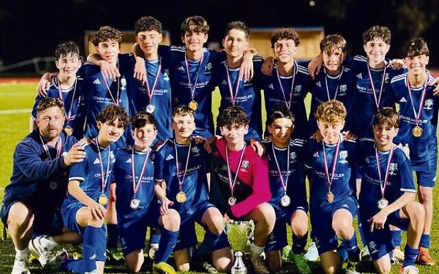 2024 ESFA U14 boys division 1 champions, the Maccabi-Hakoah Lions. 2024 ESFA U14 boys division 1 champions, the Maccabi-Hakoah Lions.