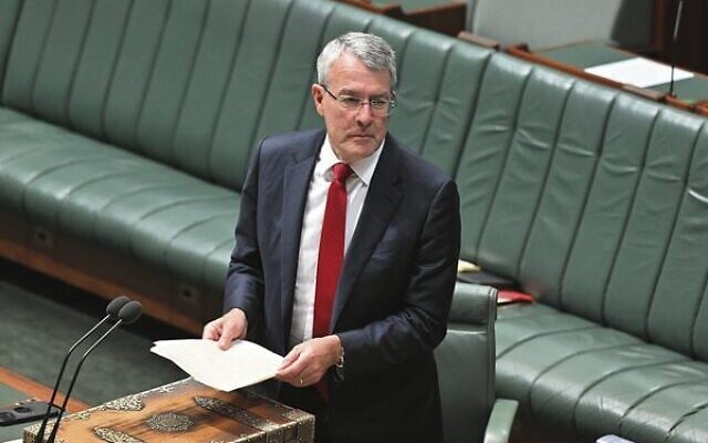 Attorney-General Mark Dreyfus in Parliament last Thursday.
Photo: AAP Image/Mick Tsikas Attorney-General Mark Dreyfus in Parliament last Thursday.
Photo: AAP Image/Mick Tsikas