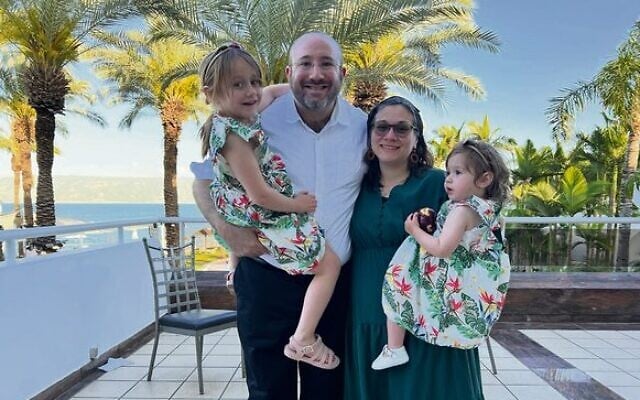 The Pask family in Israel. The Pask family in Israel.