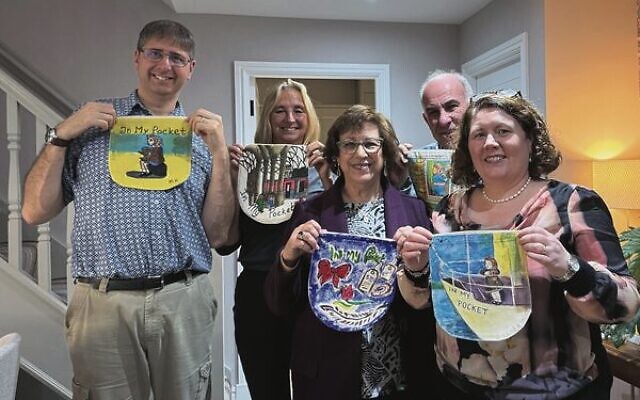 From left: David Sim, Ruth McFarlane (children of Dorrith Sim) Jill Rabinowitz, Eli Rabinowitz and Michelle Sim (David's wife) in Ayr, Scotland. From left: David Sim, Ruth McFarlane (children of Dorrith Sim) Jill Rabinowitz, Eli Rabinowitz and Michelle Sim (David's wife) in Ayr, Scotland.