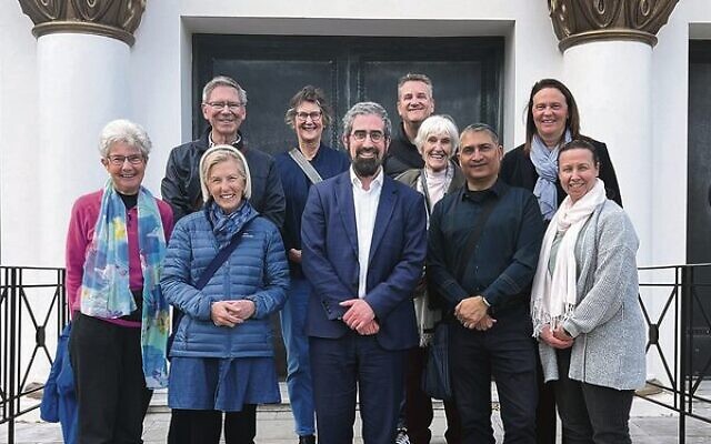 Rabbi Yaakov Glasman with members of the Interfaith Network of Greater Dandenong. Rabbi Yaakov Glasman with members of the Interfaith Network of Greater Dandenong.