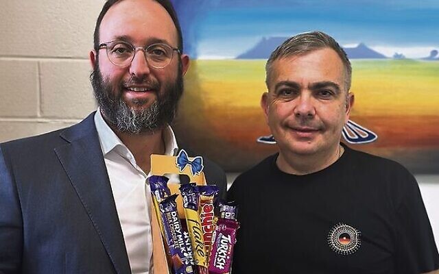 Rabbi Daniel Rabin (left) and Dr Joel Symons. Rabbi Daniel Rabin (left) and Dr Joel Symons.