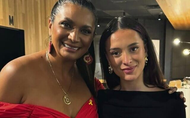 Nova Peris with Eden Golan at the Mount Scopus Foundation Gala Dinner on December 9, 2024.Photo: @novaperis. Nova Peris with Eden Golan at the Mount Scopus Foundation Gala Dinner on December 9, 2024.Photo: @novaperis.