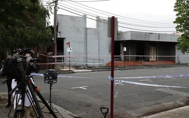 The Adass Israel shule in Ripponlea last Friday after the arson attack. Photo: Peter Haskin The Adass Israel shule in Ripponlea last Friday after the arson attack. Photo: Peter Haskin
