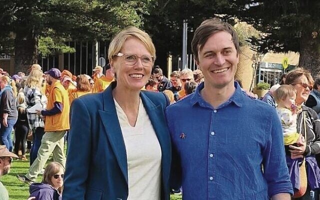 Zoe Daniel with Alex Dyson at Dyson's campaign launch in August.
Photo: Facebook Zoe Daniel with Alex Dyson at Dyson's campaign launch in August.
Photo: Facebook