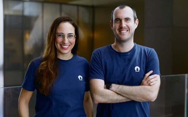 FireDome co-founders Dr Adi Naor Pomerantz (left) and Gadi Benjamini. Photo: Omer Hacohen FireDome co-founders Dr Adi Naor Pomerantz (left) and Gadi Benjamini. Photo: Omer Hacohen