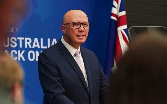 Opposition Leader Peter Dutton at a campaign rally in Melbourne on January 12. Photo: Facebook Opposition Leader Peter Dutton at a campaign rally in Melbourne on January 12. Photo: Facebook
