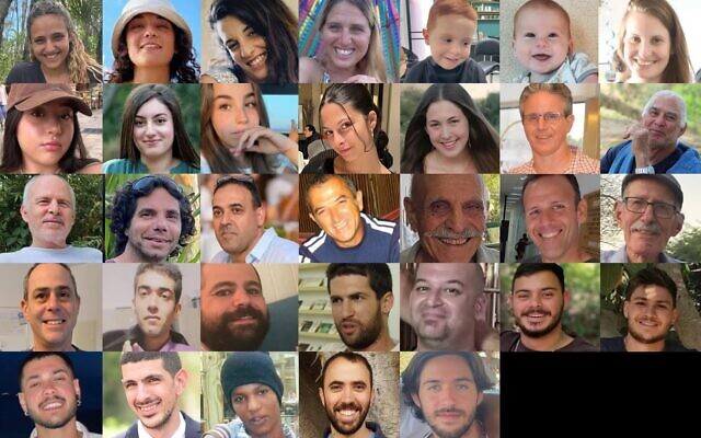 The 33 houstages set to be returned in phase one of the Gaza ceasefire deal. Row 1 (L-R): Romi Gonen, Emily Damari, Arbel Yehud, Doron Steinbrecher, Ariel Bibas, Kfir Bibas, Shiri Bibas; Row 2: Liri Albag, Karina Ariev, Agam Berger, Danielle Gilboa, Naama Levy, Ohad Ben-Ami, Gadi Moshe Moses; Row 3: Keith Siegel, Ofer Calderon, Eli Sharabi, Itzik Elgarat, Shlomo Mansour, Ohad Yahalomi, Oded Lifshitz; Row 4: Tsahi Idan, Hisham al-Sayed, Yarden Bibas, Sagui Dekel-Chen, Yair Horn, Omer Wenkert, Sasha Trufanov; Row 5: Eliya Cohen, Or Levy, Avera Mengistu, Tal Shoham, Omer Shem-Tov (all photos courtesy) The 33 houstages set to be returned in phase one of the Gaza ceasefire deal. Row 1 (L-R): Romi Gonen, Emily Damari, Arbel Yehud, Doron Steinbrecher, Ariel Bibas, Kfir Bibas, Shiri Bibas; Row 2: Liri Albag, Karina Ariev, Agam Berger, Danielle Gilboa, Naama Levy, Ohad Ben-Ami, Gadi Moshe Moses; Row 3: Keith Siegel, Ofer Calderon, Eli Sharabi, Itzik Elgarat, Shlomo Mansour, Ohad Yahalomi, Oded Lifshitz; Row 4: Tsahi Idan, Hisham al-Sayed, Yarden Bibas, Sagui Dekel-Chen, Yair Horn, Omer Wenkert, Sasha Trufanov; Row 5: Eliya Cohen, Or Levy, Avera Mengistu, Tal Shoham, Omer Shem-Tov (all photos courtesy)