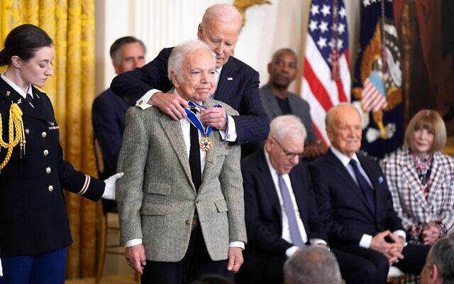 President Biden presents Ralph Lauren with the Presidential Medal of Freedom. Photo: X President Biden presents Ralph Lauren with the Presidential Medal of Freedom. Photo: X