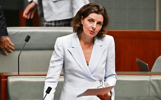 Member for Wentworth Allegra Spender moves a motion on antisemitism in the House of Representatives on February 4. Member for Wentworth Allegra Spender moves a motion on antisemitism in the House of Representatives on February 4.