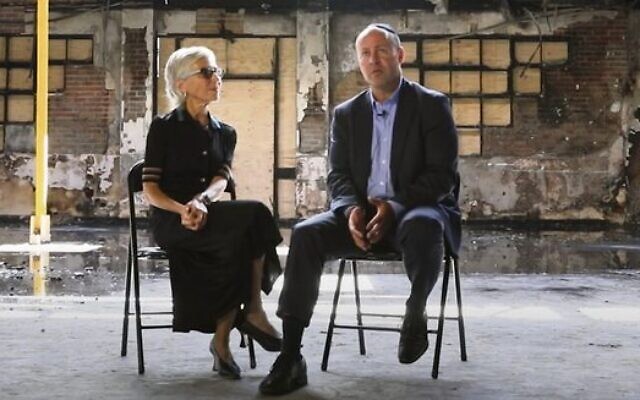 Elana Rubin, deputy chair, and Josh Frydenberg, head of the Dor Foundation.
Photo: YouTube Screenshot Elana Rubin, deputy chair, and Josh Frydenberg, head of the Dor Foundation.
Photo: YouTube Screenshot