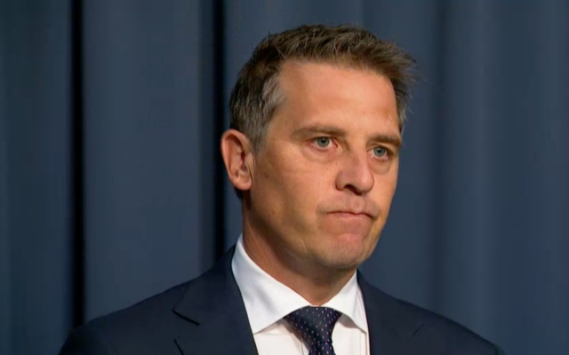 New South Wales Health Minister Ryan Park addressing the Bankstown nurses antisemitic video at a media conference. Photo: Screenshot New South Wales Health Minister Ryan Park addressing the Bankstown nurses antisemitic video at a media conference. Photo: Screenshot