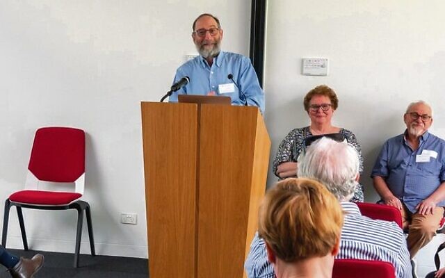 Rabbi David Fox Sandmel addresses the ACCJ conference. Photo: Katarzyna Kowalska Rabbi David Fox Sandmel addresses the ACCJ conference. Photo: Katarzyna Kowalska