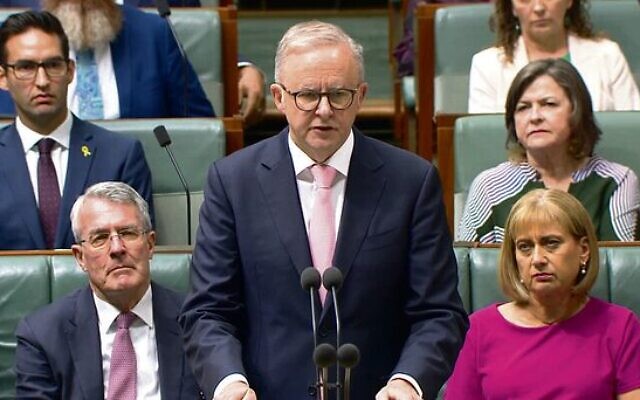 Prime Minister Anthony Albanese speaks in federal Parliament on February 4. Prime Minister Anthony Albanese speaks in federal Parliament on February 4.