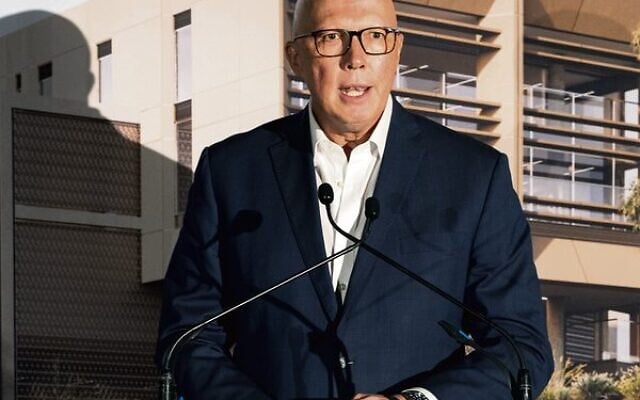 Peter Dutton speaking at the Moriah College Foundation's members' cocktail party on March 20. Photo: Nadine Saacks Peter Dutton speaking at the Moriah College Foundation's members' cocktail party on March 20. Photo: Nadine Saacks