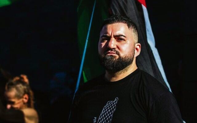 Burgertory chain owner and anti-Israel activist Hashem Tayeh. Burgertory chain owner and anti-Israel activist Hashem Tayeh.