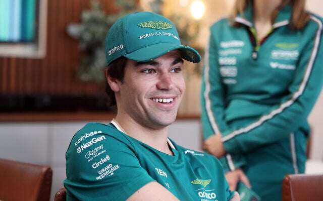Lance Stroll talks to media at the Australian Grand Prix on Thursday, March 13, 2025. Photo: Peter Haskin Lance Stroll talks to media at the Australian Grand Prix on Thursday, March 13, 2025. Photo: Peter Haskin