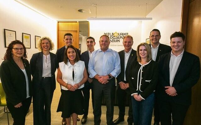 Members of the Victorian Parliamentary delegation at the MHM with Sue Hampel (left). Members of the Victorian Parliamentary delegation at the MHM with Sue Hampel (left).