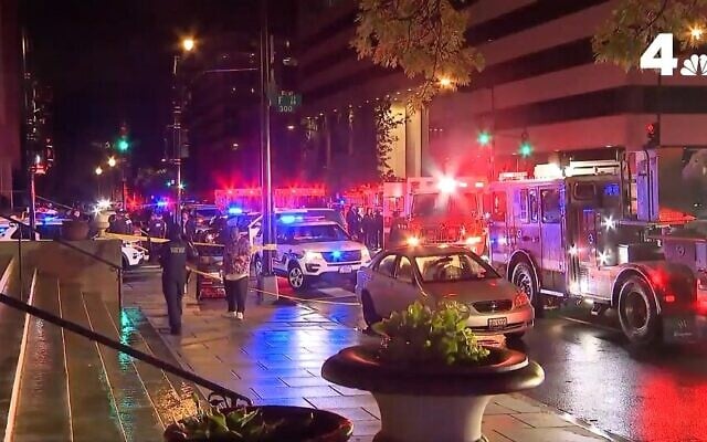 The scene of the incident in Washington, D.C. Photo: X The scene of the incident in Washington, D.C. Photo: X