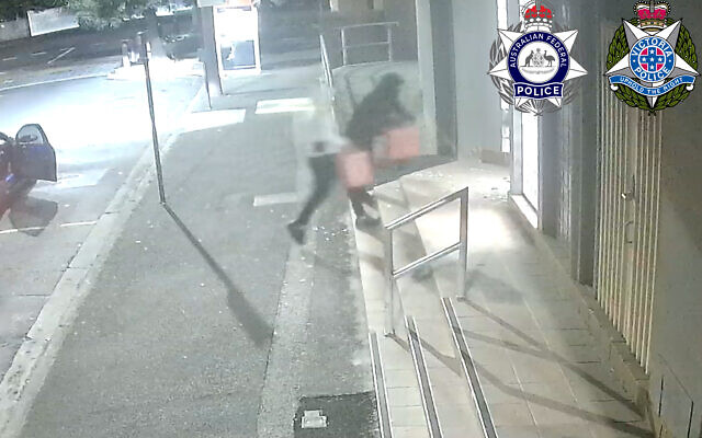 CCTV images of those believed responsible for the Adass Israel Synagogue arson attack. Photo: JCTT CCTV images of those believed responsible for the Adass Israel Synagogue arson attack. Photo: JCTT
