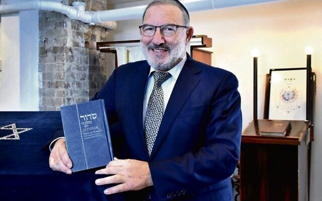 Rabbi Aron Amzalak. Photo: Noel Kessel Rabbi Aron Amzalak. Photo: Noel Kessel