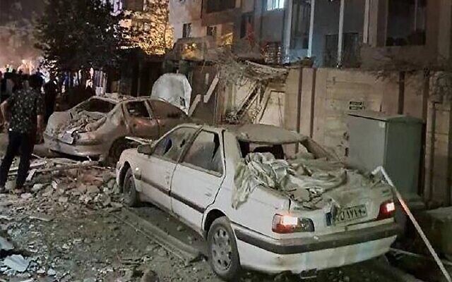 This handout photo released by Iran's Revolutionary Guard Corps (IRGC) official Sepah News Telegram channel on June 13, 2025, reportedly shows a building in Tehran hit in an Israeli strike on the Iranian capital early in the morning. Photo: SEPAH NEWS / AFP This handout photo released by Iran's Revolutionary Guard Corps (IRGC) official Sepah News Telegram channel on June 13, 2025, reportedly shows a building in Tehran hit in an Israeli strike on the Iranian capital early in the morning. Photo: SEPAH NEWS / AFP