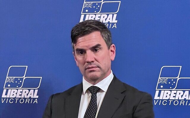 Victorian opposition leader Brad Battin. Photo: Bruce Hill. Victorian opposition leader Brad Battin. Photo: Bruce Hill.