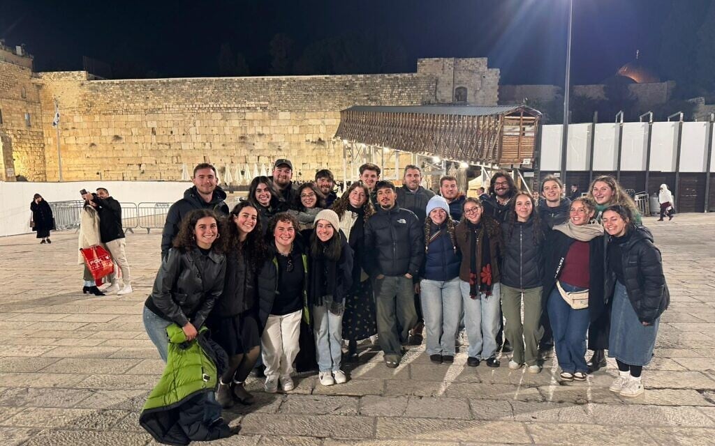 The Young Leaders’ Mission participants at the Western Wall in Jerusalem. Photos: Courtesy The Young Leaders’ Mission participants at the Western Wall in Jerusalem. Photos: Courtesy