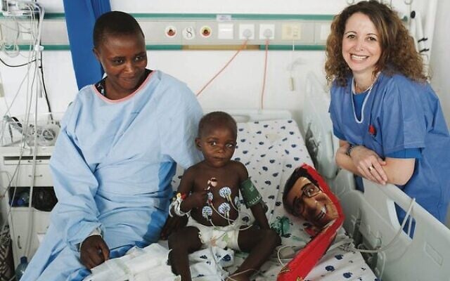 A Save A Child's Heart patient at Sylvan Adams Children's Hospital. A Save A Child's Heart patient at Sylvan Adams Children's Hospital.